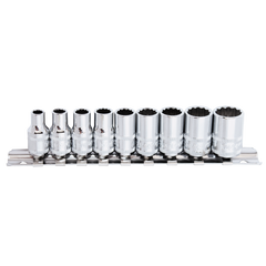 SP Tools - 1/4" Drive Socket Rail 12 Point 9 Piece SAE | SP20131