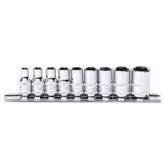 SP Tools - 1/4" Drive Socket Rail 6 Point 9 Piece SAE | SP20133