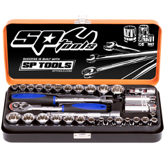 SP Tools - 3/8" Drive Socket Set 12 Point 32 Piece Metric/SAE | SP20200