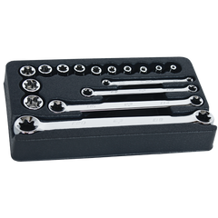 SP Tools - Socket & Spanner Set - 3/8Dr 16Pc E Torx | SP20210