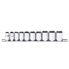 SP Tools - 3/8" Drive Metric Socket Rail 6 Point 10 Piece | SP20232
