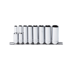 SP Tools - 3/8" Drive Socket Rail Deep 6 Point 8 Piece SAE | SP20243