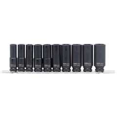 SP Tools - 3/8" Drive Metric Socket Rail Impact Deep 6 Point 10 Piece | SP20260