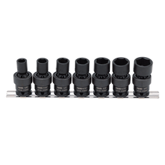 SP Tools - 3/8" Drive Socket Set Impact Swivel 7 Piece SAE 6 Point | SP20266
