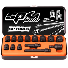 SP Tools - 1/2" Drive Socket Set Impact 6 Point 14 Piece SAE | SP20315