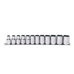 SP Tools - 1/2" Drive Metric Socket Rail 12 Point 12 Piece | SP20330