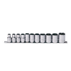 SP Tools - 1/2" Drive Socket Rail 6 Point 11 Piece SAE | SP20333