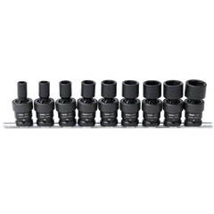 SP Tools - Socket Set Impact Swivel 9 Piece SAE 1/2 DR 6 Point | SP20366