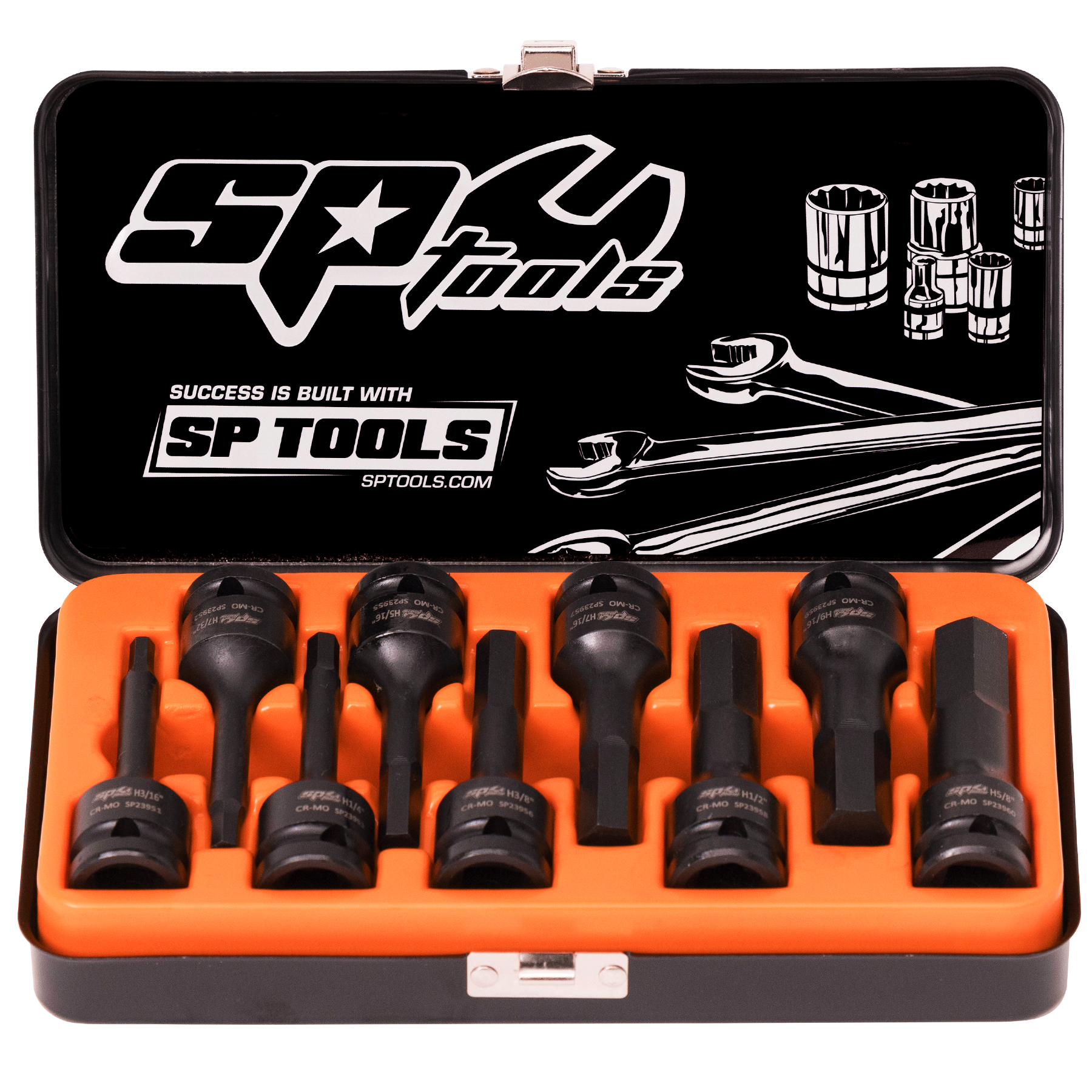 Sp Tools Socket SP Tools - Socket Set Impact 1/2Dr Inhex 9pc Sae | SP20 () | SP TOOLS ...