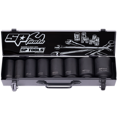 SP Tools - 3/4" Drive Metric Socket Set Impact Deep 6 Point 8 Piece | SP20420
