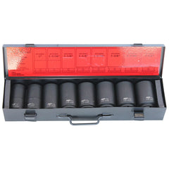 SOCKET SET IMPACT 3/4"DR DEEP 6PT 8PC SAE
