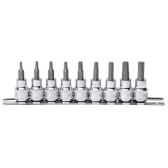 SP Tools - 1/4" Drive Socket Rail Inhex Metric/SAE 9 Piece | SP20540