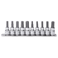 SP Tools - 3/8" Drive Socket Rail Inhex Metric/SAE 10 Piece | SP20541