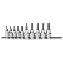 SP Tools - 1/4" & 3/8" Drive Socket Rail 10 Piece Inhex SAE | SP20546
