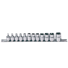 SP Tools - 3/8" Socket Rail DR 12 Piece E Torx | SP20550