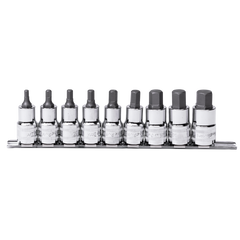 SP Tools - 1/2" Drive Socket Rail Set 9 Piece SAE Inhex | SP20563
