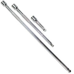 SP Tools - 1/4" Drive Socket Extension Wobble Bar 3 Piece Set | SP21330