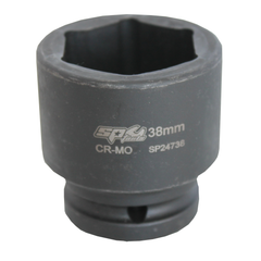 SP Tools - Socket Impact 3/4"Dr 6Pt Metric 38mm | SP24738