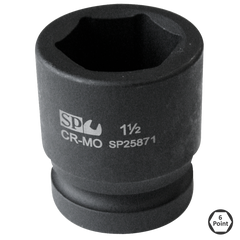 SP Tools - 1/2" Socket Impact 1-Dr 6 Point SAE 3" | SP26695