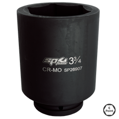 SP Tools - 9/16" Socket Impact 1-1/2" Drive 6 Point Deep SAE 3 | SP26904