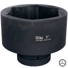 SP Tools - 1/2" Socket Impact 2-Dr 6 Point SAE 8" | SP27375
