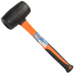 SP Tools - Striking Tools - Hammer Rubber Mallet Black - 680G/24Oz/1.5Lbs | SP30276