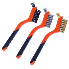 SP Tools - Workshop - Brush Wire Mini 3pc Set - 3 x 7 Row + 5 Hole Tip | SP30890