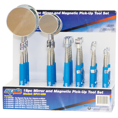 SP Tools - Auto Speciality Pick-Up Tool Display Set Mirror & Magnetic 18 Piece | SP31499