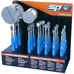 SP Tools - Auto Speciality - Pick-Up Tool Display Set Mirror & Magnetic 18Pcs | SP31499