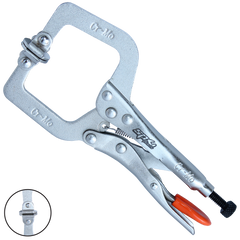 SP Tools - Pliers & Cutters - Locking C-Clamp Swivel Pads - 150mm (6") | SP32655