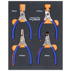 SP Tools - Pliers & Cutters - Circlip 4pc Set - 0.9mm Tips | SP32934