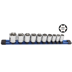 SP Tools - 10.0-19.0mm Metric Xtreme Grip Socket 3/8" Drive 10 Piece | SP33024