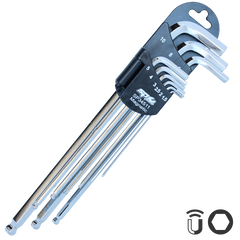SP Tools - Key Set Magnetic 9 Piece Metric Ball Drive HEX | SP34511