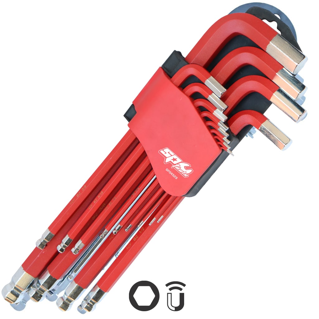 SP Tools - Key Set - Sae Hex Jumbo Magnetic Ball Drive () | SP Tools ...