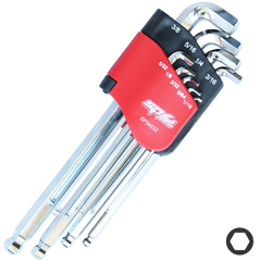 SP Tools - Key Set - SAE HEX Stubby Ball Drive 9 Piece | SP34532