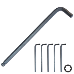 SP Tools - 1/4" HEX Key Black SAE (- Pack of 5) | SP34661