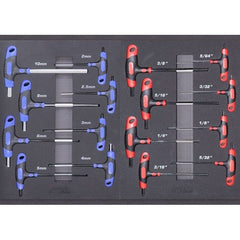 SP Tools - Toolkit 579 Piece Metric/SAE - Sumo Series Power Hutch 18 Drawer Black Foamed | SP50558X