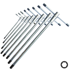 SP Tools - Key Set - Metric Hex Sliding T-Handle 8pc | SP34710