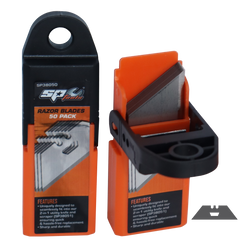 SP Tools - Cutting Tools Replacment Utility Knife Blades - 50 Pack | SP38050