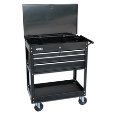 SP Tools - Tool Trolley Dianostic 4 Drawer Black | SP40015