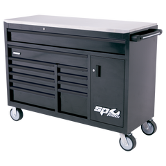 SP Tools - Toolkit 448 Piece Metric/SAE - Sumo Series Roller Cabinet with Side Cabinet 12 Drawer Black Foamed | SP50780X