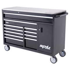 SP Tools - Roller Cabinet - Sumo Series Tool Cupboard 12 Drawer Black | SP40095