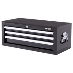 SP Tools - Tool Box - Custom Series 3 Drawer Black | SP40110