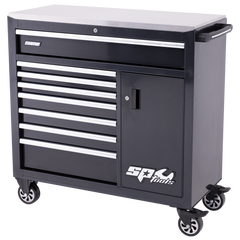 SP Tools - Toolkit 218 Piece Metric/SAE - Sumo Series Roller Cabinet 9 Drawer Black | SP50608