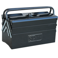 SP Tools - Tool Box - Cantilever 15L 5 Tray Black | SP40323