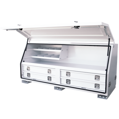 SP Tools - Toolkit 502 Piece Metric/SAE - Off-Road Truck Box 4 Drawer White | SP50333