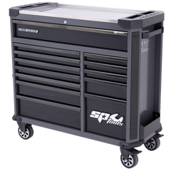 SP Tools - Toolkit 386 Piece Metric - Tech Series Roller Cabinet Trade Technician 13 Drawer Diamond Black | SP52635D