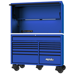 SP Tools - Workstation - Usa Series 59" Blue/Black | SP44740BL