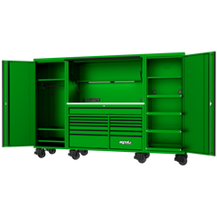 SP Tools - Workstation Complete - Usa Series 114" Green/Black | SP44790G