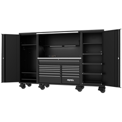 SP Tools - Workstation Complete - Usa Series 114" Black | SP44790